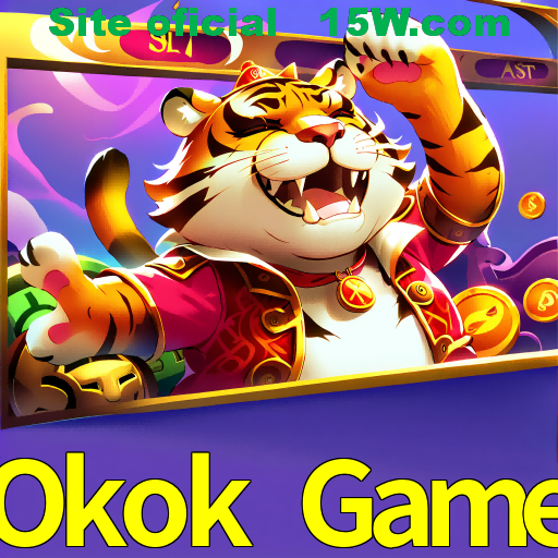 Imagem promocional da Okok Game mostrando a plataforma e suas vantagens